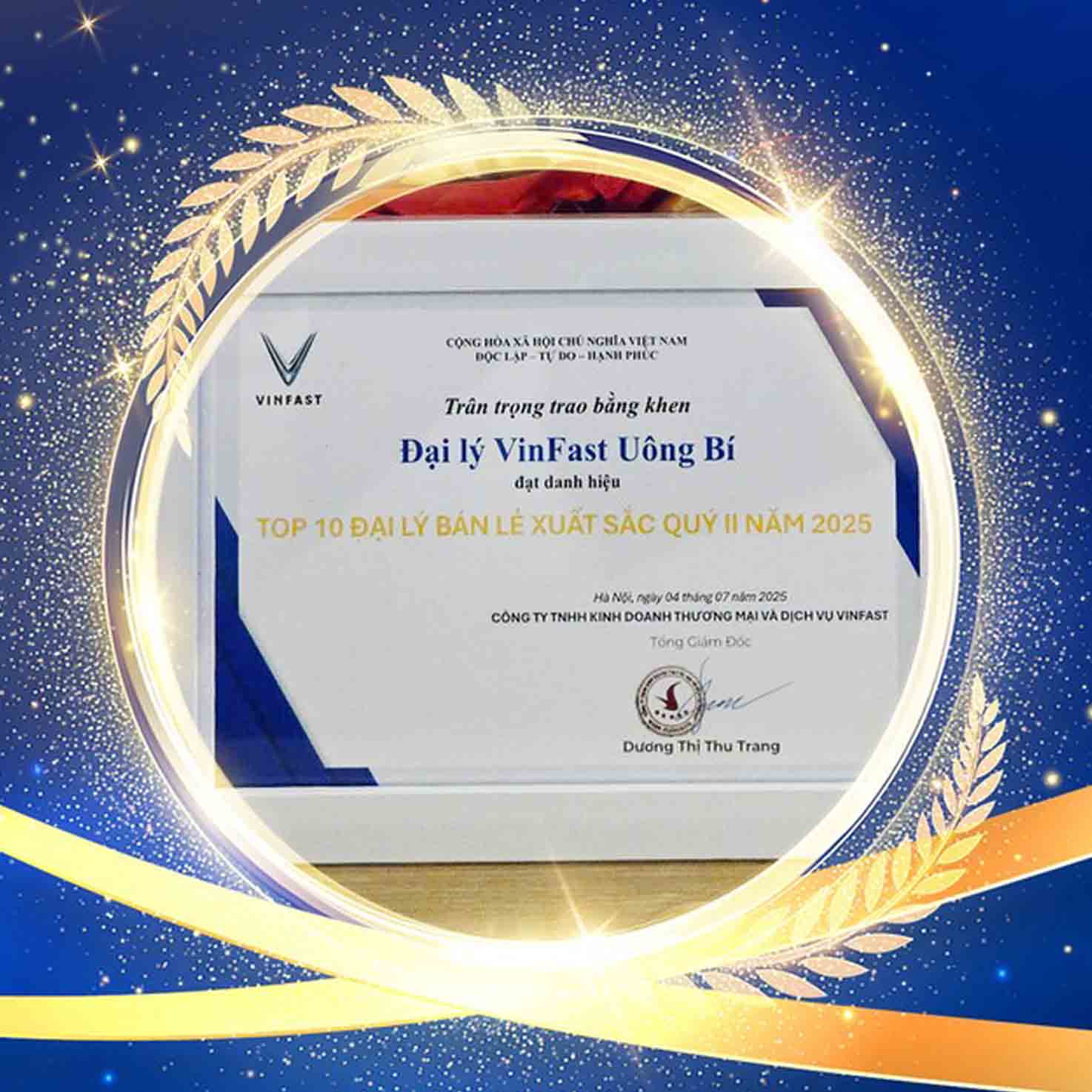 Giải thưởng VinFast Phương Đông 2