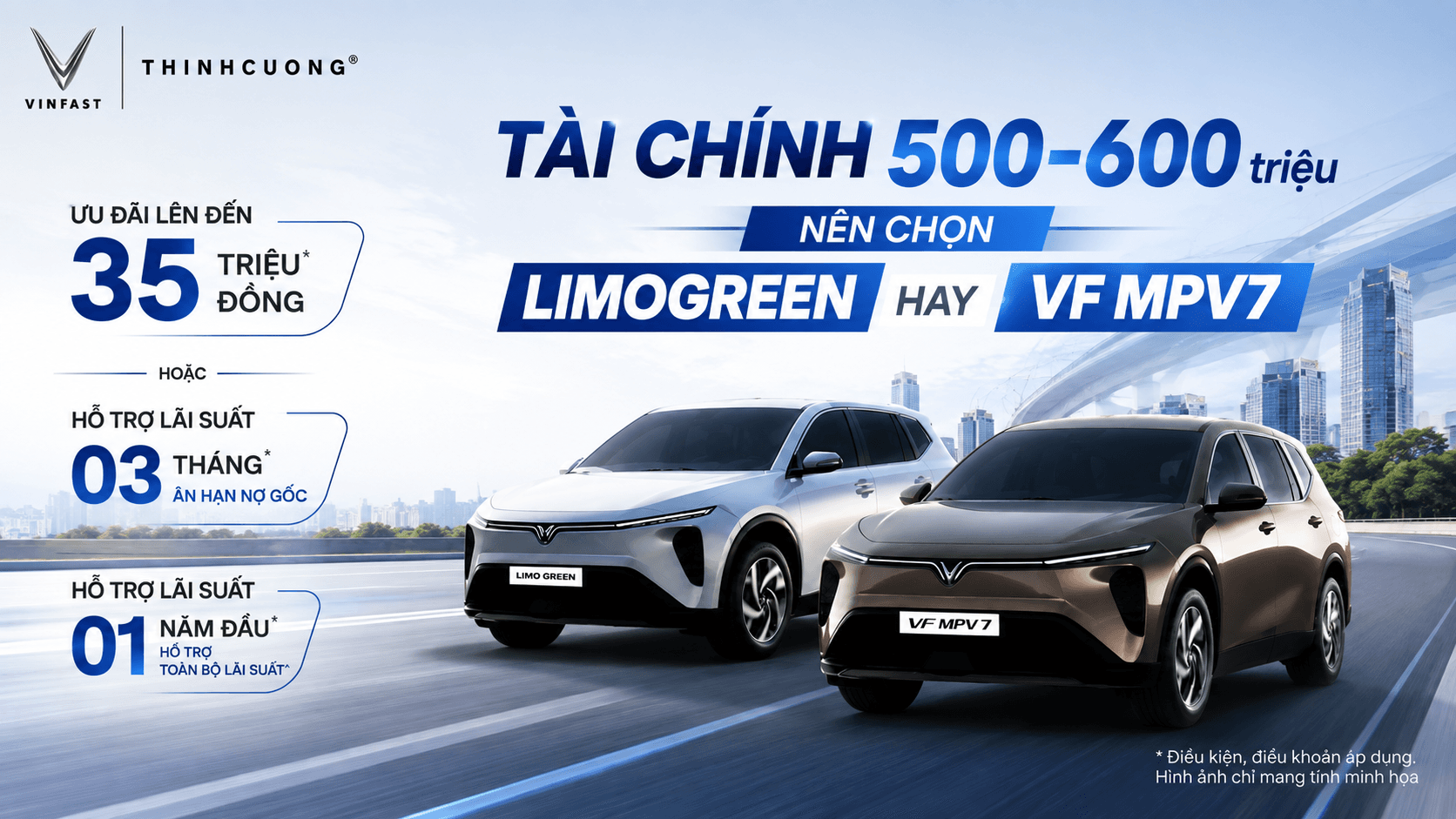 TÀI CHÍNH 500–600 TRIỆU NÊN MUA VINFAST LIMO GREEN HAY VF MPV 7 THÁNG 8/2026?