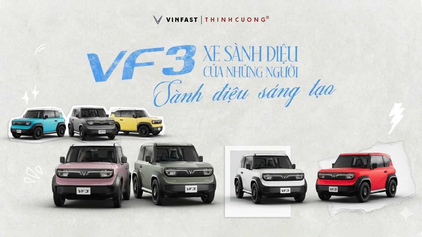 VF3 – XE SÀNH ĐIỆU CỦA NHỮNG NGƯỜI SÀNH ĐIỆU & SÁNG TẠO